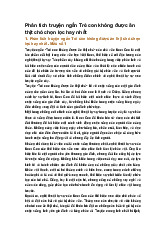 Phân tích truyện ngắn Trẻ con không được ăn thịt chó chọn lọc hay nhất