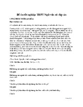 Đề thi thử THPT Quốc gia 2025 môn Ngữ văn - Đề 11