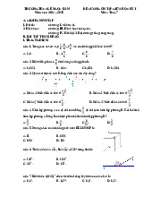 Đề cương giữa học kỳ 1 Toán 7 năm 2024 – 2025 trường THCS Lê Ngọc Hân – Hà Nội