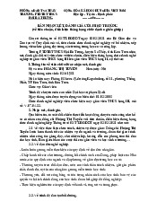 Bản Nhận Xét Đánh Giá Của Hiệu Trưởng