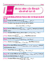 Tài liệu ôn tập: Xác định công thức tổng quát của dãy số truy hồi môn Toán lớp 11