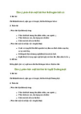 Văn mẫu lớp 8: Dàn ý phân tích một tác phẩm văn học