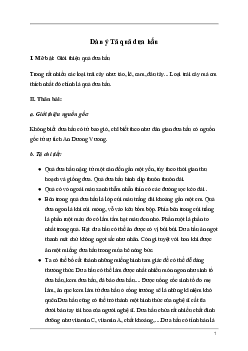 Tả quả dưa hấu mà em yêu thích | Tập làm văn lớp 5