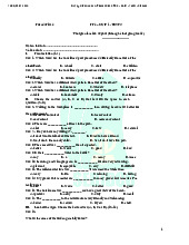 Ôn Tập Giữa Học Kì I - Friends Plus 6 FP 6 - Unit 1 - Test 2 môn English Studies| Trường Đại học Thăng Long