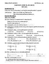 Ôn tập giữa học kì 1 Toán 6 năm 2024 – 2025 trường THCS Thành Công – Hà Nội