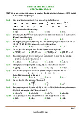 10 đề ôn tập cuối học kì 1 Toán 10 KNTTVCS cấu trúc trắc nghiệm mới