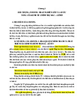 Chương 1 Đối Tượng và Phương Pháp Nghiên Cứu Kinh Tế Chính Trị Mác | Môn Kinh tế chính trị Mác-Lênin - Đại học Kinh Tế Quốc Dân
