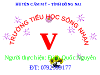 Giáo án điện tử Tiếng việt 1 bài 3 Chân trời sáng tạo: Học vấn: v, v