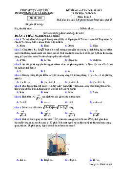Đề khảo sát Toán 9 lần 1 năm 2023 – 2024 phòng GD&ĐT Việt Yên – Bắc Giang