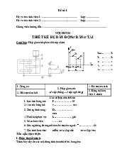 Thiết kế hệ dẫn động băng tải | Đồ án chi tiết máy 1