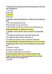 Trắc nghiệm môn Lịch sử Đảng Cộng sản Việt Nam | Học viện Chính sách và Phát triển