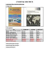 Tóm tắt môn Tài chính tiền tệ | Đại học Quy Nhơn