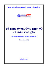 Lý thuyết môn Lý thuyết trường điện tử và siêu cao tần | Học viện Công Nghệ Bưu Chính Viễn Thông