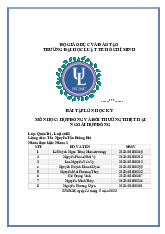 Bài tập lớn học kì hợp đồng và bồi thường thiệt hại ngoài hợp đồng