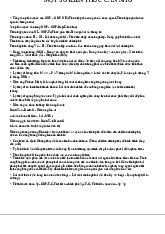 Một số kiến thức cần nhớ môn Kinh tế vi mô | Trường Đại học Kinh Tế Quốc Dân