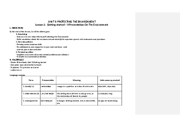 Giáo án Tiếng Anh 10 sách Kết nối tri thức với cuộc sống (Cả năm) | Unit 9