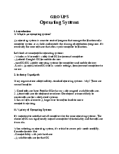 Group 5 Operating systems - Công nghệ thông tin | Trường Đại học Kiến trúc Hà Nội