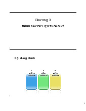 Chương 3 - Phân Tích Dữ Liệu Thống Kê môn Thống kê trong kinh tế và kinh doanh | Trường Đại học Kinh tế Quốc dân