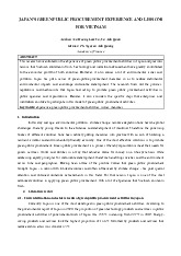 NCKH - JAPAN'S GREEN PUBLIC PROCUREMENT EXPERIENCE AND LESSONS FOR VIETNAM | Môn Công nghệ lạnh đông thực phẩm | Trường Học Viện Nông Nghiệp Việt Nam