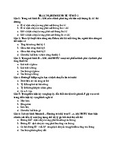 Trắc nghiệm Môn Vĩ mô 2 | Đại học Ngoại Thương