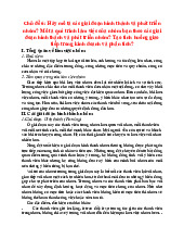 Các giai đoạn hình thành nhóm và giao tiếp kinh doanh | Học viện Ngân hàng