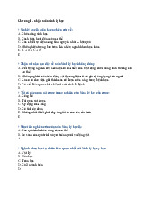 Chương 1 - Nhập môn Sinh lý học: Các khái niệm cơ bản và quy trình môn Sinh lý | Trường Đại Học Y Dược Thái Bình