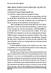 Thực trạng sử dụng nguồn nhân lực tại Cảng Vật Cách 2023