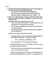 Nghiên cứu về keo xanh phổ và sự đông vón trong phân tán | Bài tập hóa học