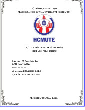 Tự Luận Kiểm Tra Cuối Kỳ | Môn Nhập môn quản trị học - Đại học Sư phạm Kỹ thuật Thành phố Hồ Chí Minh