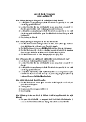 Câu hỏi ôn tập - Luật kinh tế | Trường đại học Lao động - Xã hội