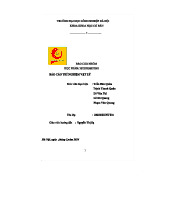 Báo cáo thí nghiệm vật lý về cấu tạo & nguyên lý màn hình - MH20232BS