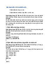 Giải SGK Tin học 12 Chân trời sáng tạo Bài F12: Định kiểu CSS cho biểu mẫu