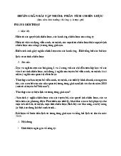 Bài tập nhóm: Phân tích chiến lược - Môn quản trị học - Đại Học Kinh Tế - Đại học Đà Nẵng