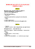 Template các dạng bài writing task - English | Trường Đại Học Duy Tân