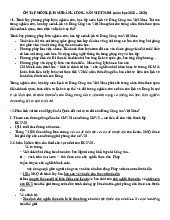 Đề cương Ôn tập Môn Lịch sử Đảng | Đại học Sư Phạm Hà Nội