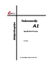 Bài tập trắc nghiệm | Môn toán cao cấp