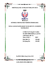 Nâng cao chất lượng dịch vụ của đơn vị vận chuyển Viettel Post | Tiểu luận Môn Phương pháp nghiên cứu khoa học - Đại học Sư phạm Kỹ thuật Thành phố Hồ Chí Minh