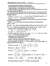 Bài tập chương IX: Ma trận và định thức | Đại học Sư Phạm Hà Nội