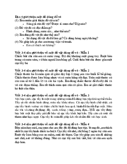 Viết 3-4 câu giới thiệu về một đồ vật dùng để vẽ | Tập làm văn lớp 2 | Kết nối tri thức
