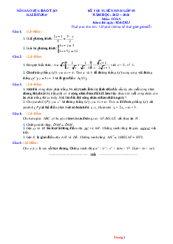 Đề thi tuyển sinh 10 THPT năm 2023-2024 môn toán Sở GD Hải Dương (có đáp án và lời giải chi tiết)