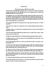 Nêu tính chất cộng tính của độ hấp thụ. Nêu vai trò của dung dịch trống trong phân tích đo quang? | Bài tập môn Phân tích bằng công cụ | Đại học Bách khoa hà nội