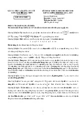 Đề thi Olympic Toán 10 năm 2024 – 2025 liên cụm trường THPT – Hà Nội