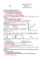 Đề thi học kỳ 1 môn Vật Lý lớp 10 năm học 2024 - 2025 | Bộ sách Chân trời sáng tạo