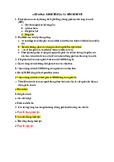 Trắc Nghiệm Chương 1 - Kinh Tế Học và Nền Kinh Tế | Bài tập kinh tế vi mô