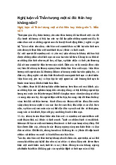 Nghị luận về Thần tượng một ai đó: Nên hay không nên?