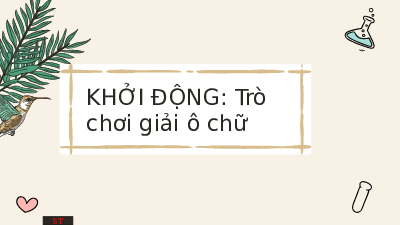 Giáo án điện tử Khoa học tự nhiên 7 bài 5 Kết nối tri thức :  Phân tử. Đơn chất. Hợp chất