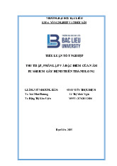 Tiểu Luận Tốt Nghiệp: Đặc Điểm Nấm Fusarium Gây Bệnh Trên Thanh Long Môn Quản trị kinh doanh | Trường Đại học Công nghiệp Thành phố Hồ Chí Minh