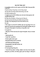 Đề cương môn Tư tưởng Hồ Chí Minh– khoa học  Trường Đại học bách khoa - Đại học đà nẵng.