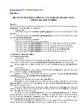 Bài giảng kế toán vốn bằng tiền và các khoản thanh toán trong doanh nghiệp | Trường Đại học Quy Nhơn