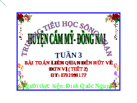 Giáo án điện tử Toán 4 Bài 7 Chân trời sáng tạo: Bài toán liên quan đến rút về đơn vị